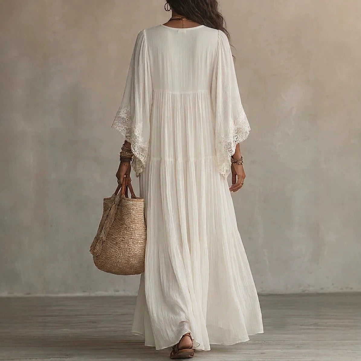 PALMS35 Amalfi Lace Maxi Dress
