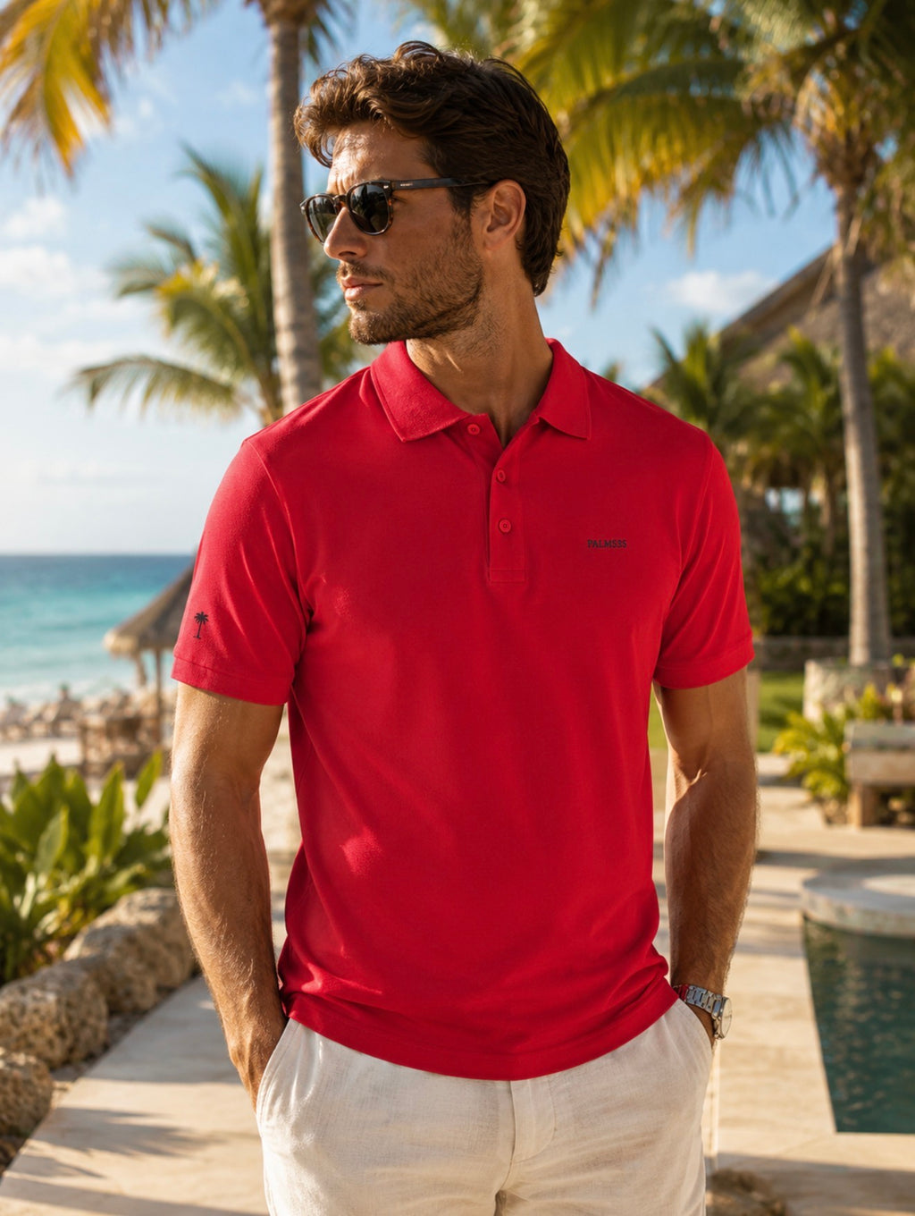 Palms35 Premium  polo shirt